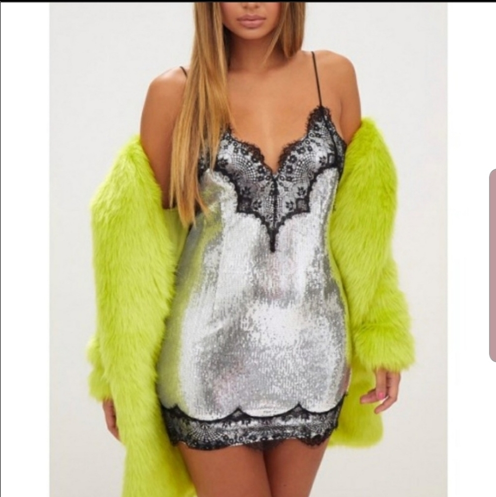 PLT x Kourtney Kardashian Sequin Mini